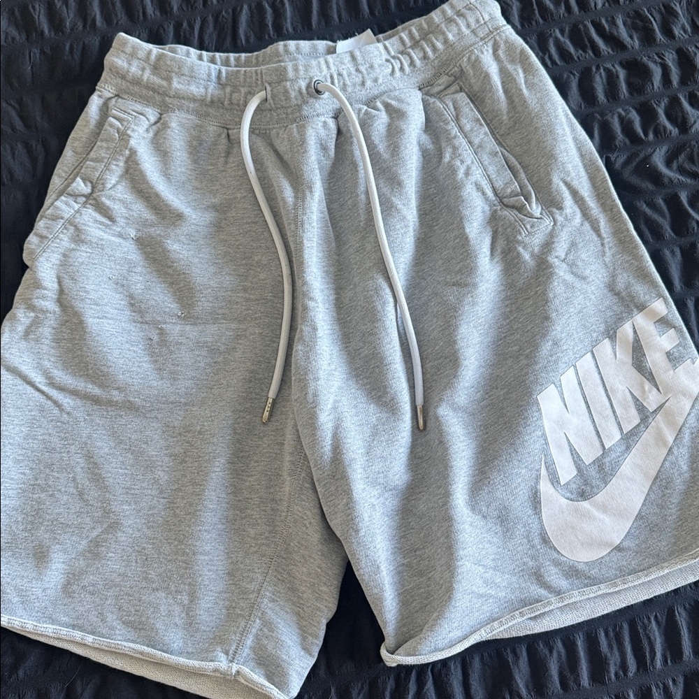 Nike Light Gray Athletic Shorts